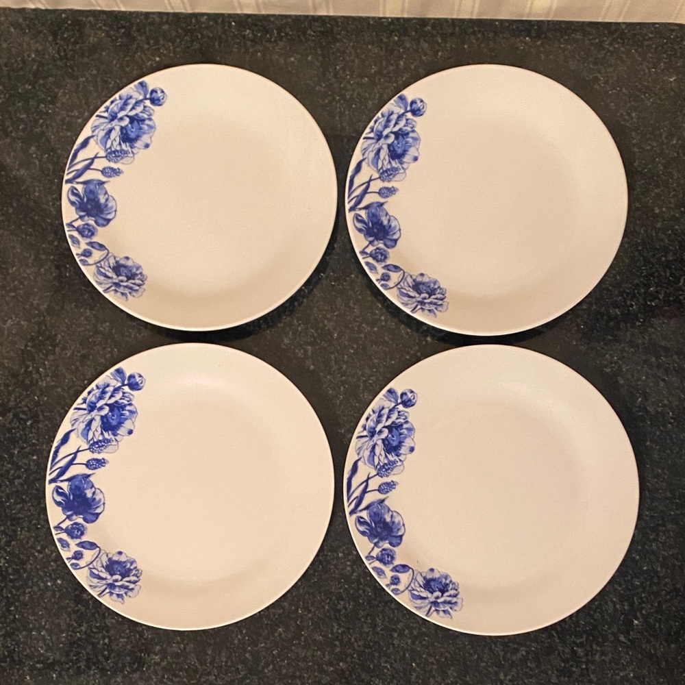 Royal Norfolk Set Of Four Side Plates